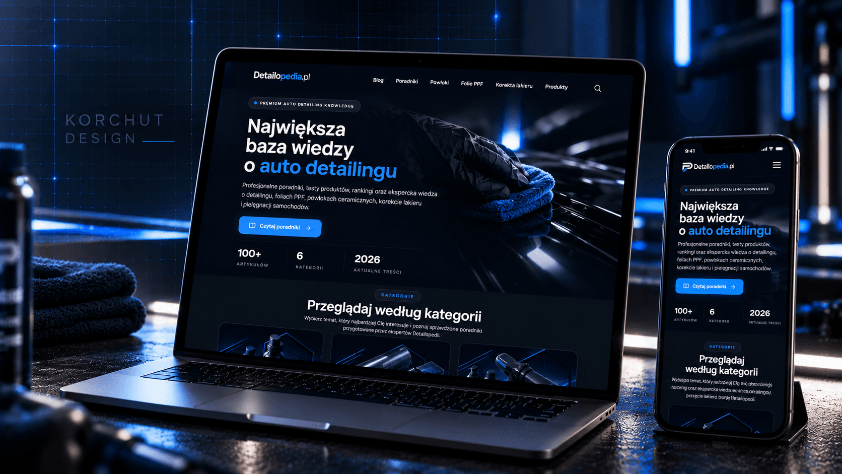 Detailopedia.pl — realizacja Korchut Design